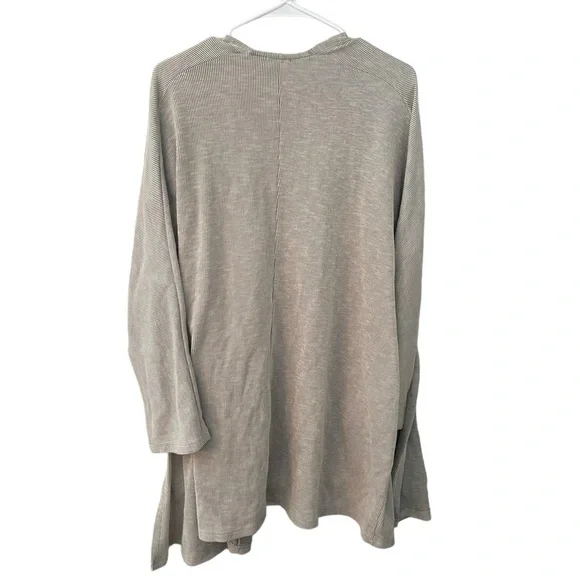 Anthropologie X Donni Slouchy Ribbed Striped Open Cardigan - Picture 8 of 8